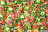 Loaded Sheet Pan Beef Nachos