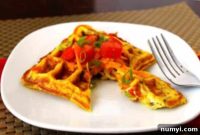 Easy Waffle Maker Omelets
