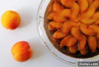 Golden Peach Flip Cake