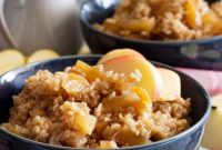 Overnight Cinnamon Apple Rice Pudding