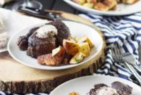 Decadent Filet Mignon with Red Wine Compound Butter