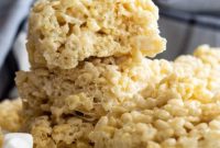 Pillowy Soft Homemade Rice Krispie Treats