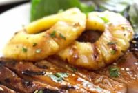 Sweet and Sticky Grilled Teriyaki Pork Chops