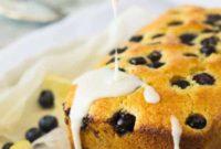 Zesty Lemon Blueberry Loaf