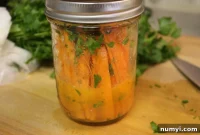 Zesty Marinated Carrot Sticks