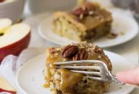 Decadent Caramel Apple Pecan Cake