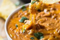 Savory Homemade Chili Cheese Dip