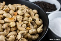 Bold Salt and Pepper Roasted Cashews