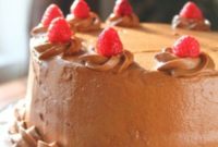 Decadent Raspberry Chocolate Fudge Cake