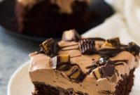 Ultimate Chocolate Peanut Butter Poke Cake