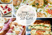Easy Sunday Meal Plan Week 101