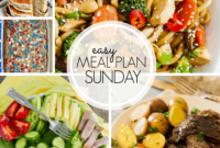 Easy Sunday Meal Plan Week 102