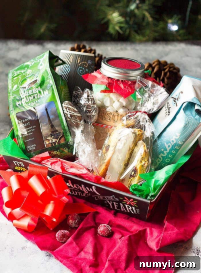 These DIY Christmas Gift Baskets are the perfect gift for all your foodie people or those that have everything already. 