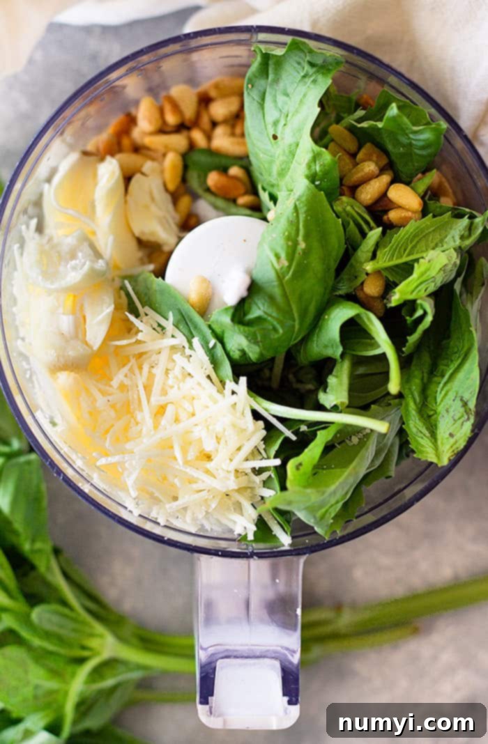 How to Make Basil Pesto -a great recipe to have on hand! It's so simple to make and can be easily changed to suit your needs. 