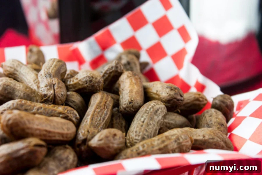 Slow Cooker Boiled Peanuts - A slow cooker makes boiled peanuts super easy to make! A warm, salty, tender boiled peanut is the perfect snack for any occasion!