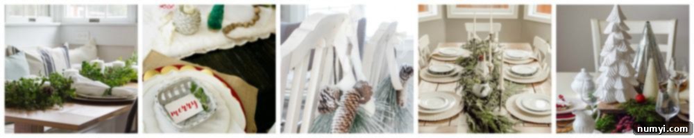 Christmas tablescape ideas banner