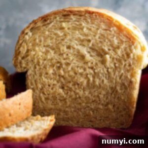 Bread sliced to show the interior of the bread.