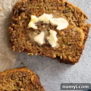 Wholesome Zucchini Carrot Loaf 7 A whole loaf of Zucchini Carrot Bread