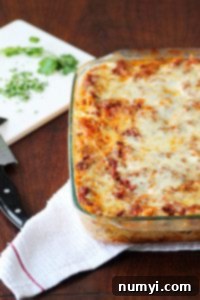 Triple Cheese Pasta Bake 4 Three Cheese Pasta Bake in a baking dish