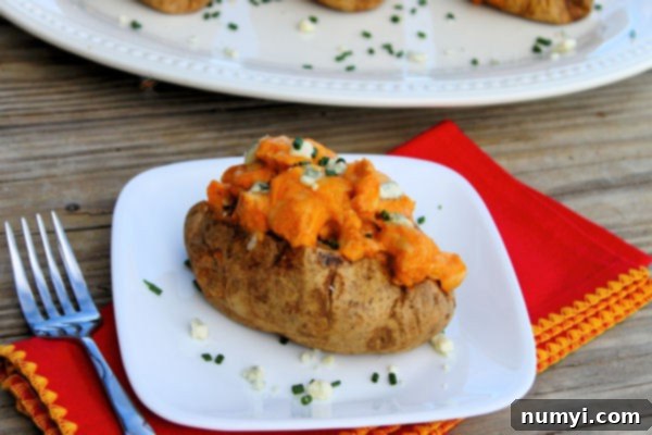 Buffalo Chicken Baked Potato