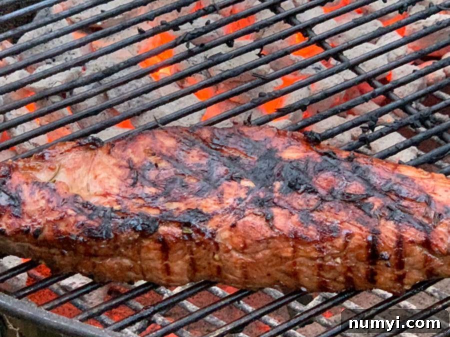 Your New Favorite Keto Grilled Pork Tenderloin 6 This grilled keto pork tenderloin recipe offers it all. It is health conscience AND it tastes wonderful. It really is the best of both worlds! #keto #pork #grilling