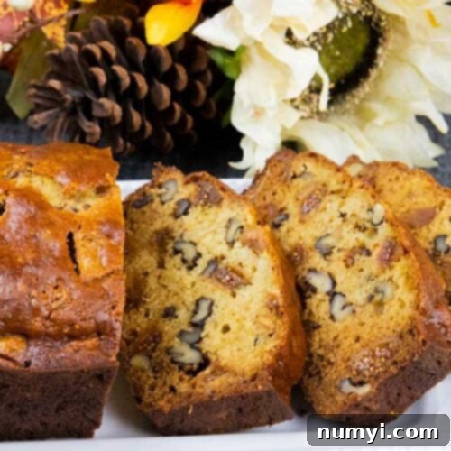 Walnut Fig Bread: A delightful quick bread perfect for breakfast or coffee breaks.