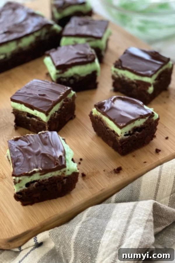 Decadent Chocolate Mint Brownies