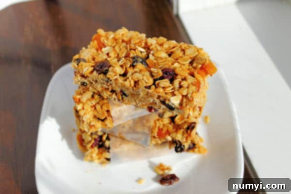 Delicious Homemade Almond Granola Bar