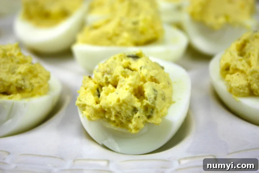 Amazing Deviled Eggs - 3 Ingredient deviled eggs. This is our favorite deviled egg recipe, it's always requested!