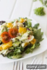 Tropical Crab, Mango, and Avocado Salad 6 Crab, Mango, and Avocado Salad recipe card image