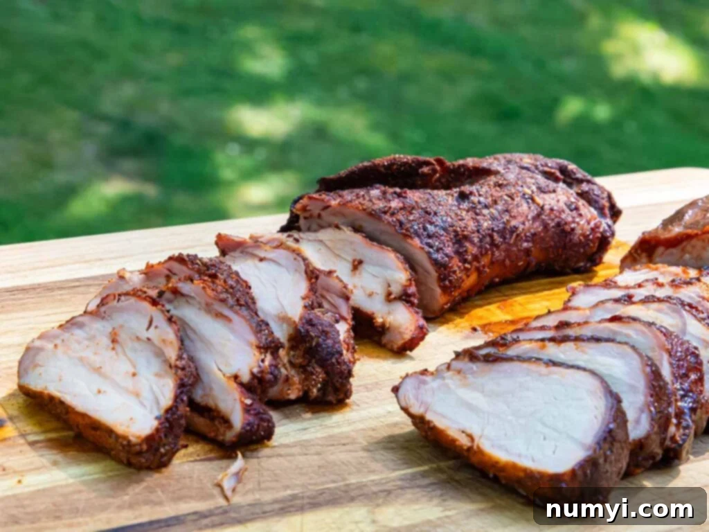 Succulent Smoked Pork Tenderloin 2 Smoked Pork Tenderloin