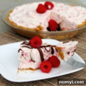 Frozen Raspberry Cheesecake Pie