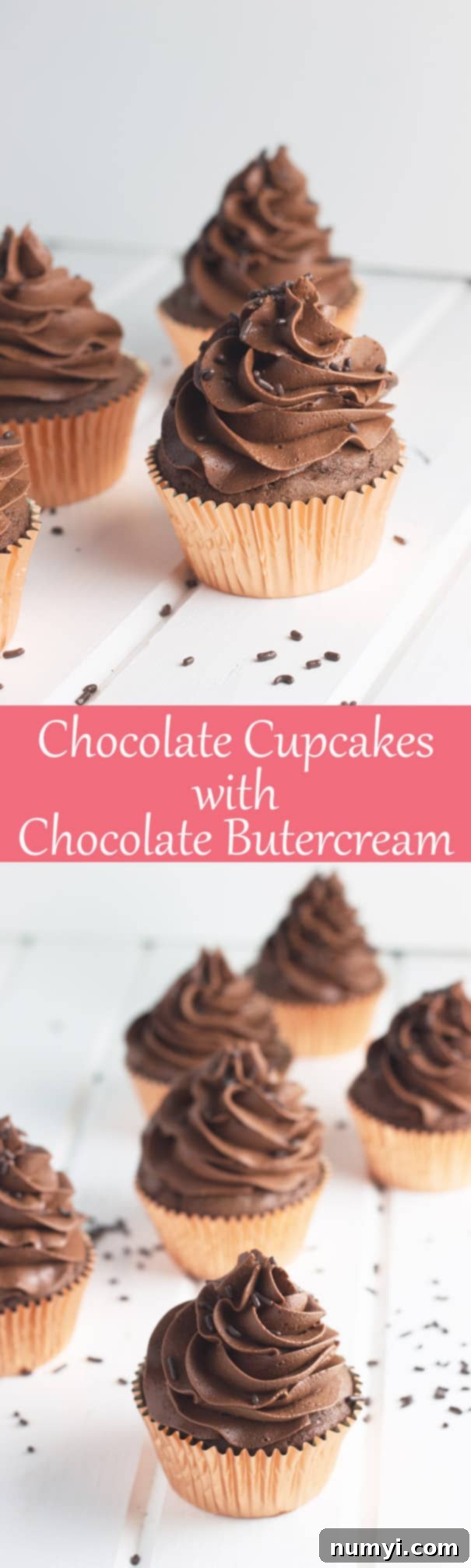 Chocolate Cupcakes with Chocolate Buttercream - a delicious and easy recipe perfect for celebrations or a sweet pick-me-up. | countrysidecravings.com