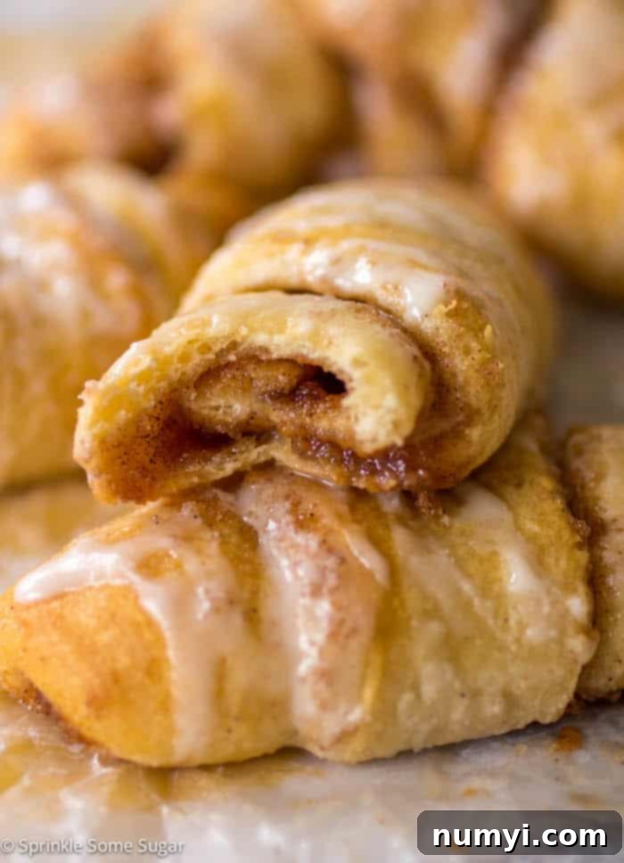 Easy and delicious Cinnamon Roll Crescents, a quick and festive breakfast idea.