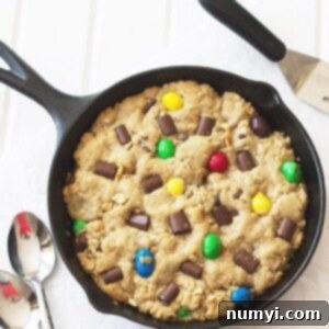 A delicious Monster Skillet Cookie
