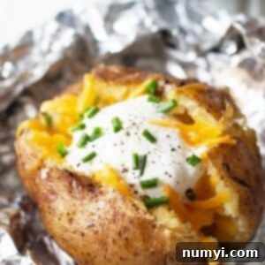 Slow Cooker Baked Potatoes recipe image