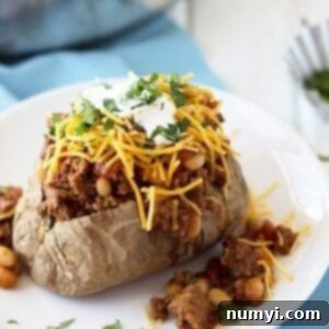 Loaded Taco Potatoes 5 Taco Baked Potatoes recipe thumbnail