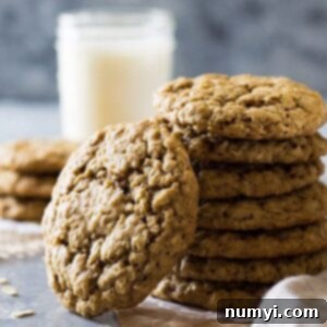 These Soft and Chewy Oatmeal Cookies are an all butter cookie that are super easy to make. They stay soft for days and taste phenomenal!
