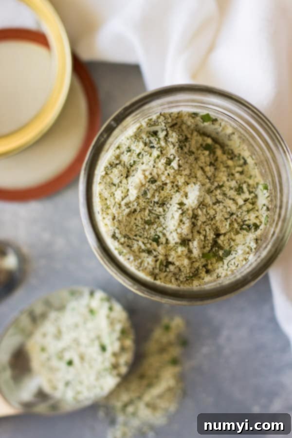 DIY Homemade Ranch Seasoning recipe for a quick and easy alternative to those store bought packets! | www.countrysidecravings.com