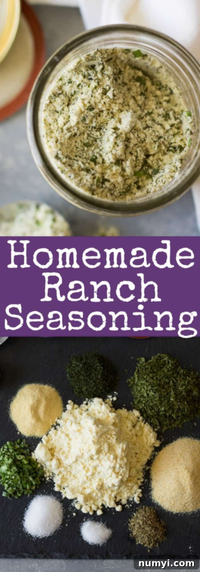 Homemade Ranch Spice Mix 6 DIY Homemade Ranch Seasoning recipe for a quick and easy alternative to those store bought packets! | www.countrysidecravings.com