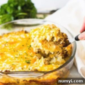 Breakfast Sausage Hash Brown Casserole