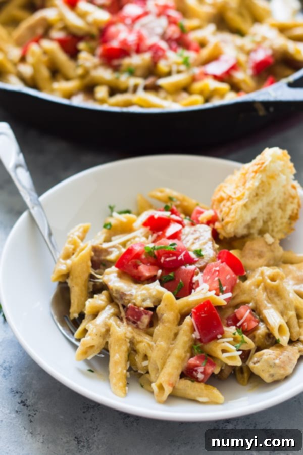 One Pot Cajun Chicken Alfredo is a quick and easy 30 minute meal that is full of flavor! | www.countrysidecravings.com
