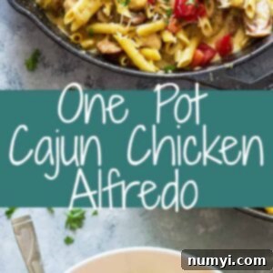 One Pot Cajun Chicken Alfredo is a quick and easy 30 minute meal that is full of flavor! | www.countrysidecravings.com