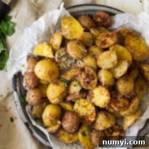 Garlic Parmesan Roasted Potatoes 6 Crispy Parmesan Roasted Potatoes