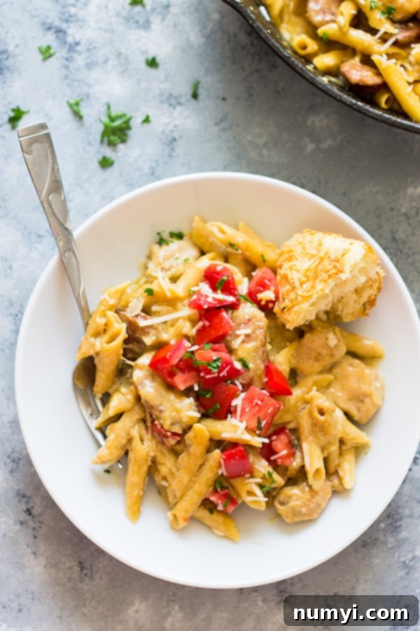 One Pot Cajun Chicken Alfredo: a quick and easy 30-minute meal packed with bold Cajun flavor and creamy sauce.