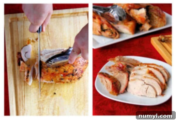 How to carve a turkey - Removing the breast