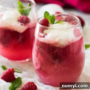 Pink Champagne Float for Valentine's Day or special occasions