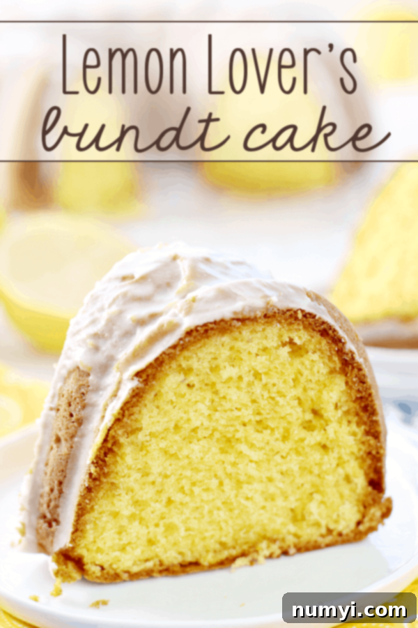 Lemon Lover's Bundt Cake recipe