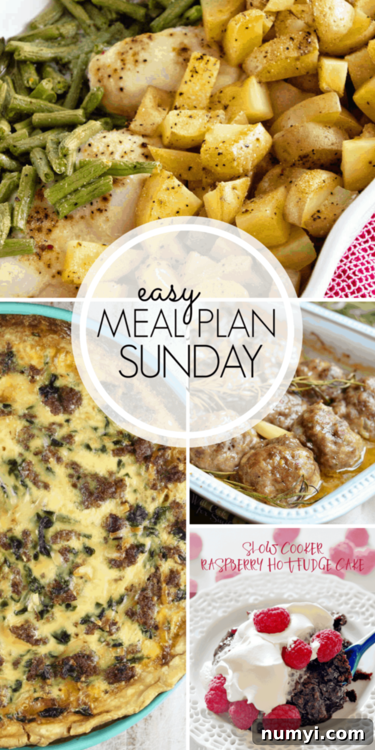 Meal plan checklist or summary graphic.