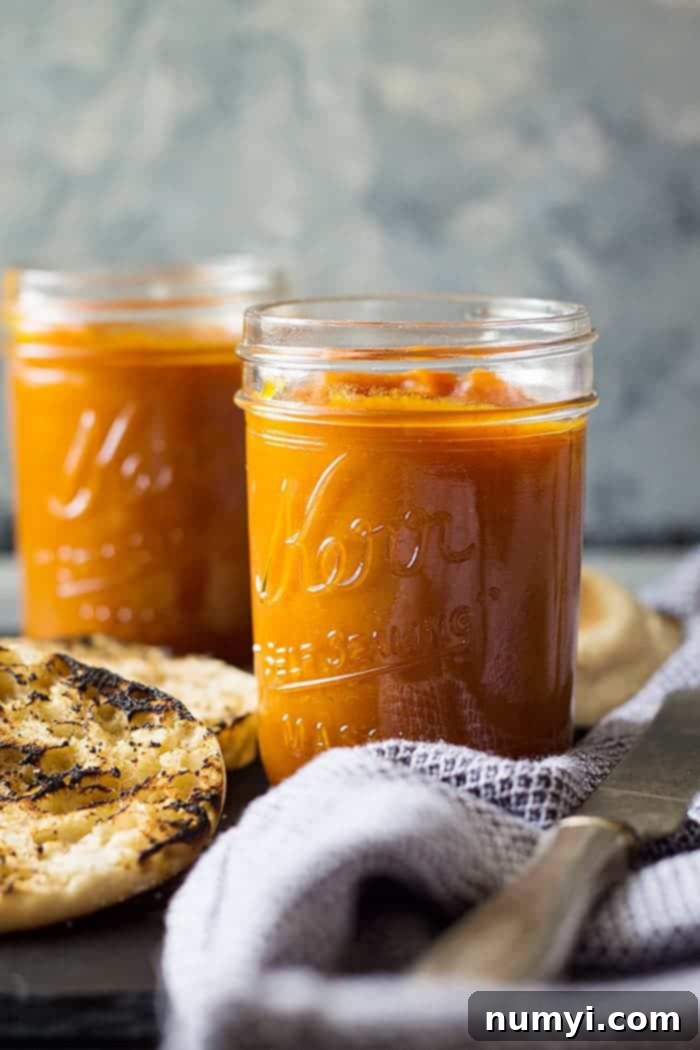This easy to make Easy Pumpkin Butter is a great fall time treat. It's filled with spice and naturally sweetened!
